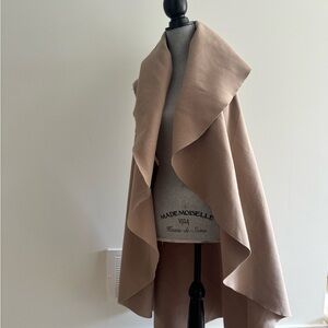 Elegant Tan Draped Vest